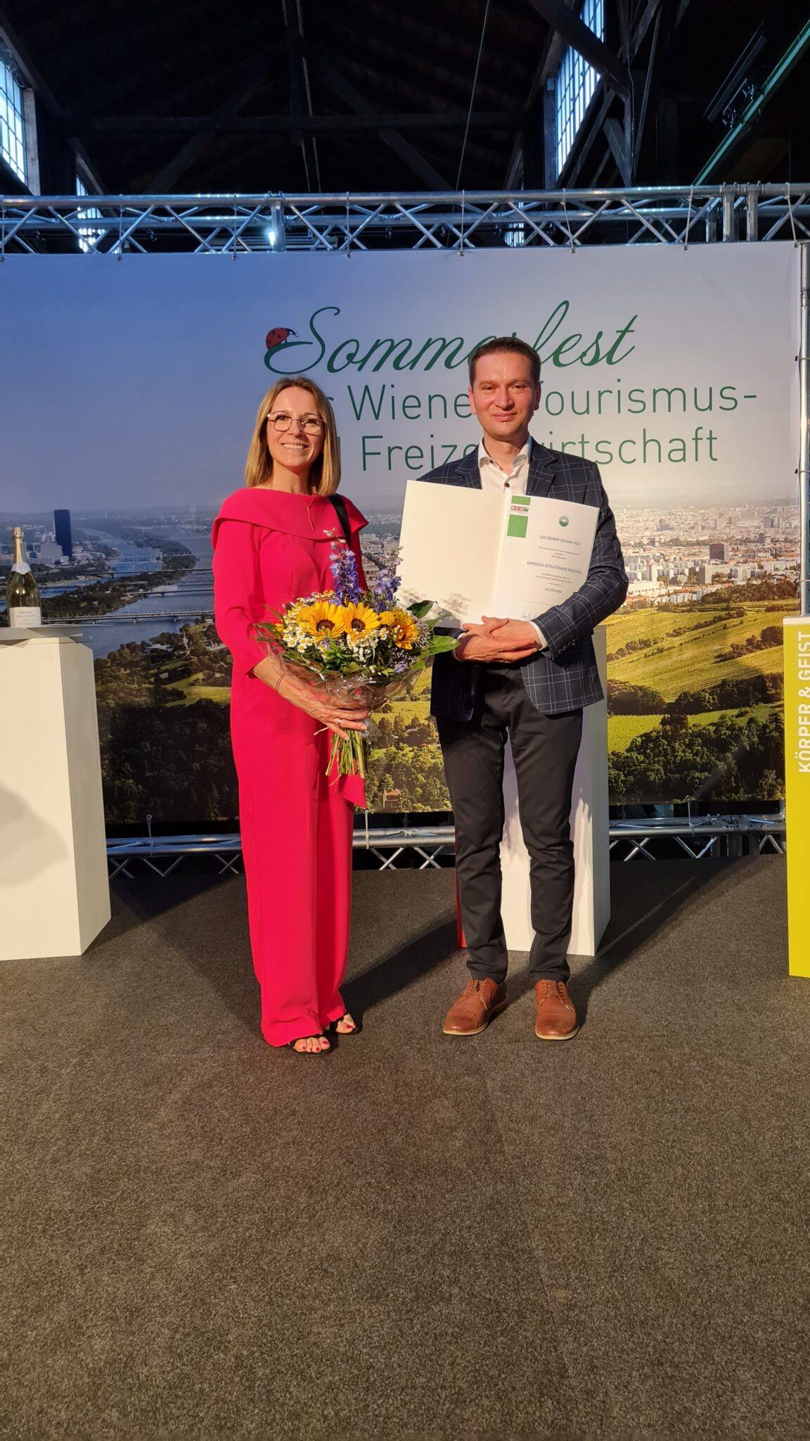 Preisübergabe Goldener Schani 2023